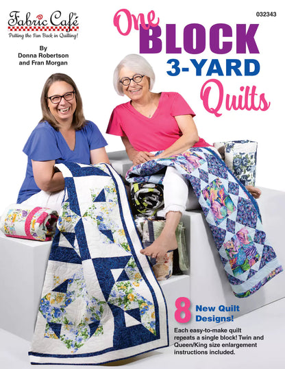 One block 3 yard Quilts  by Fabric Cafe