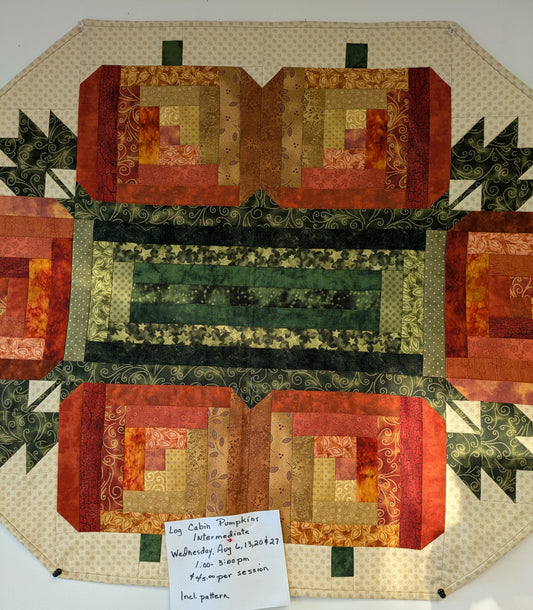 Fall Pumpkin    Aug, 6, 13, 20 & 27, 2025