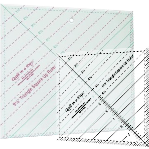 Triangle Square-Up Rulers – NiagaraSewing