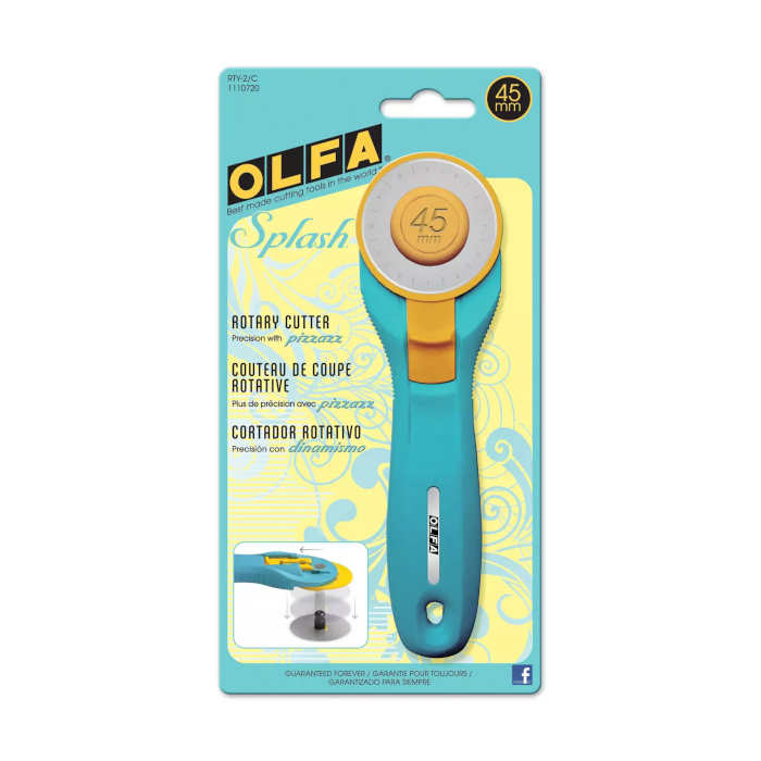 olfa 45mm splash rotary cutter