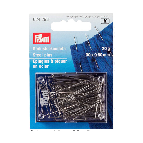 Straight Pins (100% Steel) - Prym