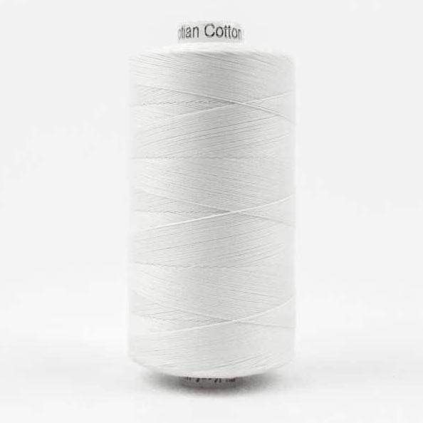 Konfetti by Wonderfil Egyptian Cotton Thread in white