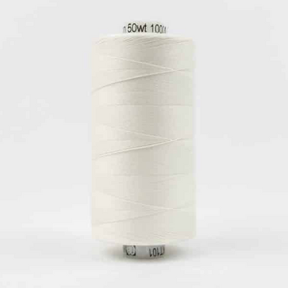 Konfetti by Wonderfil Egyptian Cotton Thread in soft white