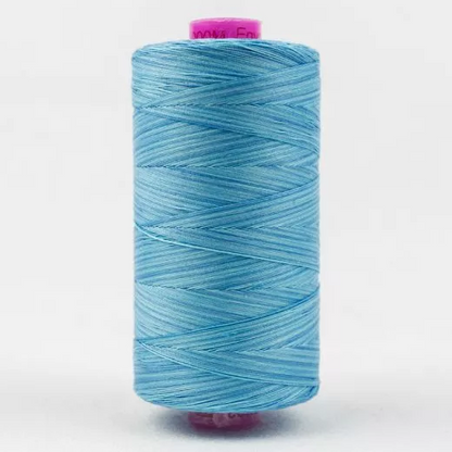 Tutti by Wonderfil (50wt Egyptian Cotton) in sea blue 23