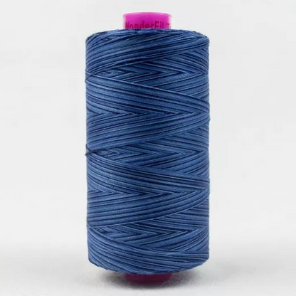 Tutti by Wonderfil (50wt Egyptian Cotton) in blue night 24