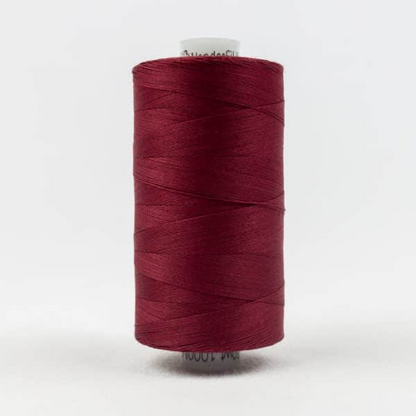 Konfetti by Wonderfil Egyptian Cotton Thread in burgandy