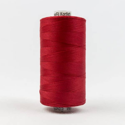 Konfetti by Wonderfil Egyptian Cotton Thread in christmas red