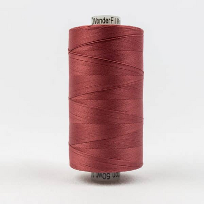 Konfetti by Wonderfil Egyptian Cotton Thread in dark rose
