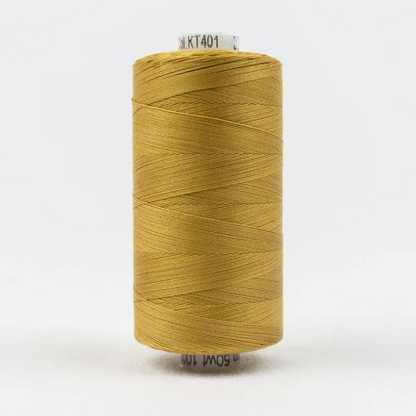 Konfetti by Wonderfil Egyptian Cotton Thread in dark gold