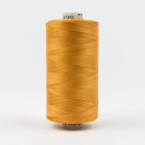 Konfetti by Wonderfil Egyptian Cotton Thread in dark orange