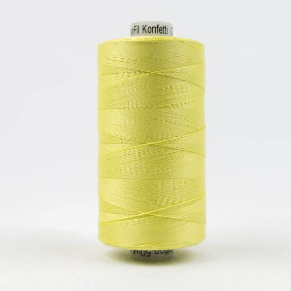 Konfetti by Wonderfil Egyptian Cotton Thread in yellow
