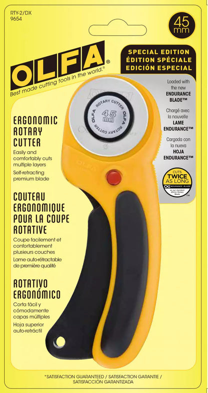 olfa ergonomic rotary cutter special edition 45mm