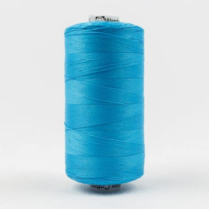 Konfetti by Wonderfil Egyptian Cotton Thread in peacock blue