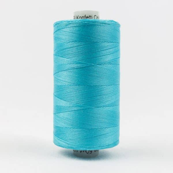 Konfetti by Wonderfil Egyptian Cotton Thread in medium peacock blue