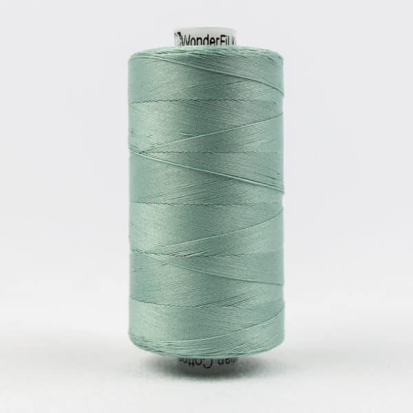 Konfetti by Wonderfil Egyptian Cotton Thread in drab teal