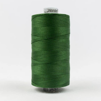 Konfetti by Wonderfil Egyptian Cotton Thread in dark christmas green