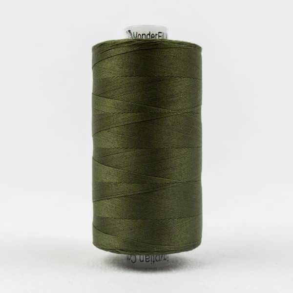 Konfetti by Wonderfil Egyptian Cotton Thread in pine green