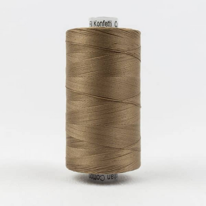 Konfetti by Wonderfil Egyptian Cotton Thread in brown