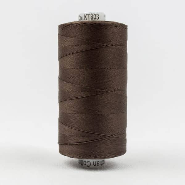 Konfetti by Wonderfil Egyptian Cotton Thread in dark brown
