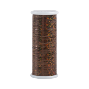Glitter thread in Bronze by Superior Threads