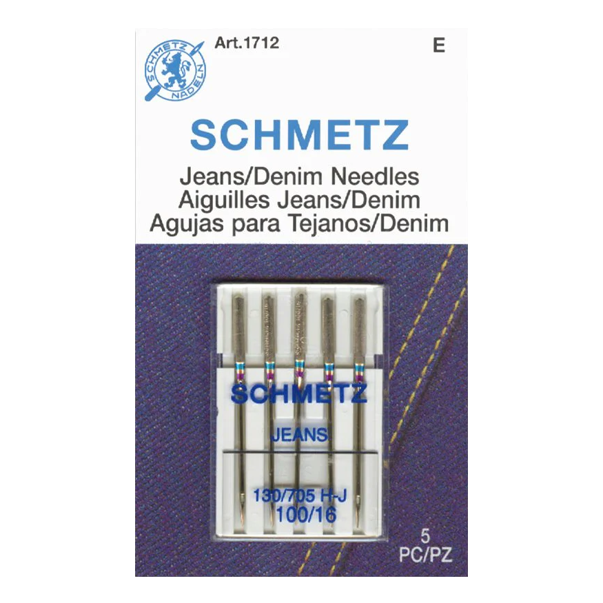 Schmetz Jeans/Denim Needles 100/16