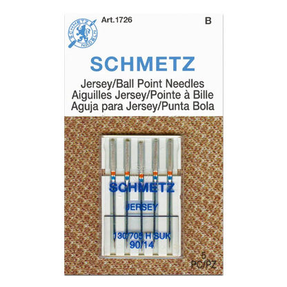 Schmetz Jersey/Ball Point Needles 90/14