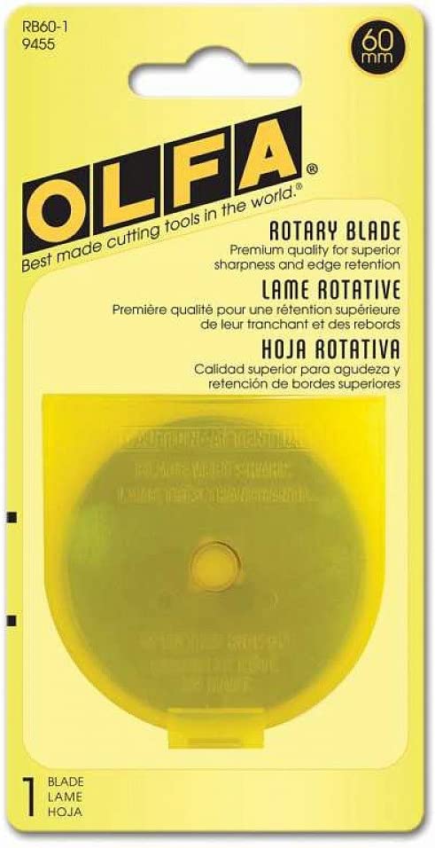 olfa replacement rotary blade 60mm - 1 pack