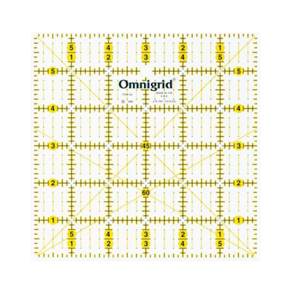 omnigrid 6-inch square quilting rulers