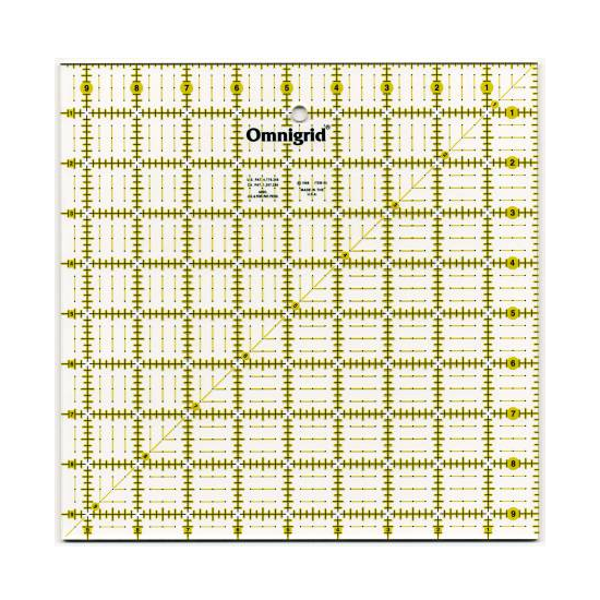 omnigrid 9.5-inch square quilting rulers