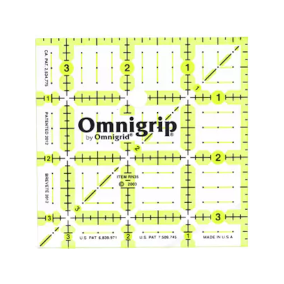 Omnigrip by Omnigrid Square 3.5-inch ruler