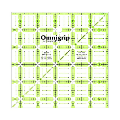 Omnigrip by Omnigrid Square 5.5-inch ruler