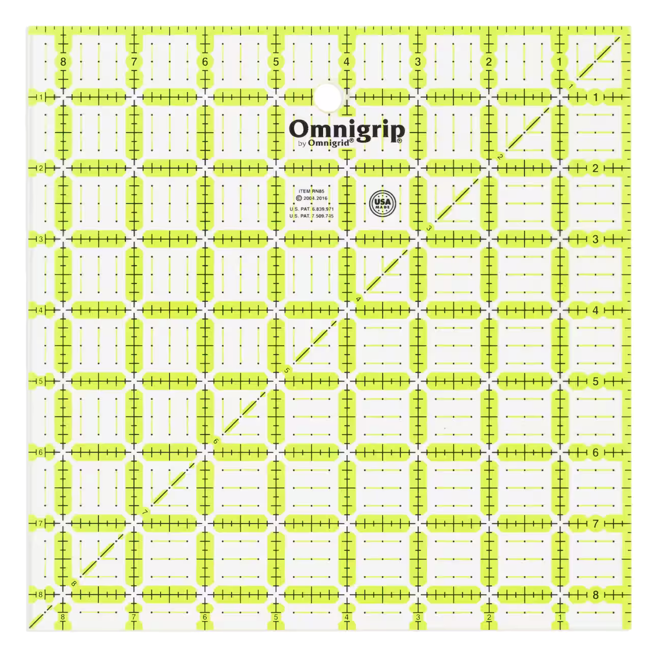 Omnigrip by Omnigrid Square 8.5-inch ruler